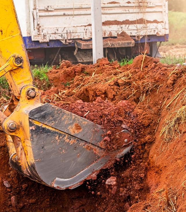 Professional excavation services in Indiana.